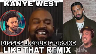 Kanye West Disses Drake \u0026 J Cole in Future Like That Remix Reaction Review