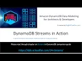 Amazon DynamoDB streams in action