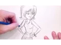 How to Draw Hands on Hips Pose Step by Step