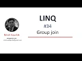 Group join in linq LINQ tutorial for beginners