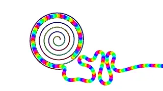 Ball and Spiral Simulations -