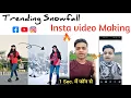 Download Lagu Instagram Trending Snowfall 🌨️ Robot Reels Create Kaise karein, Kaise banaye trend reel video 