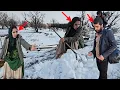 Lagu Heavy snowfall and Fereshte Khanum's efforts on the rooftop... The kids miss Imran 💔☃️
