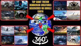 VR 360° - Top Giant Trevor Henderson Creatures Discovered on Google Earth