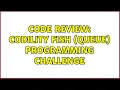 Code Review Codility Fish queue programming challenge