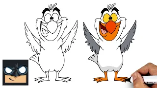 How to Draw Scuttle | The Little Mermaid