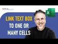 Link Text Box to a Single Cell or Multiple Cells in MS Excel Dynamic Textbox Formula in Excel