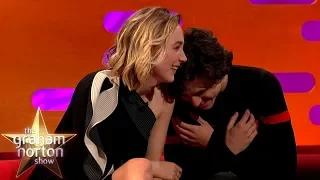 Timothee Chalamet Can t Handle Saoirse Ronan s Shrek Impression The Graham Norton Show