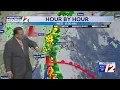 WPRI 12 Weather Forecast for 26 Brief Shower Today Widespread Rain Wednesday