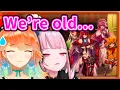 HoloEN Gen 4 Made Kiara and Calli Realized How Old They Are HololiveEN