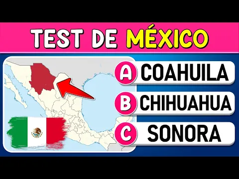 Download MP3 Test de MÉXICO 🇲🇽 | ¿RECONOCES LAS ENTIDADES FEDERATIVAS DE MÉXICO EN EL MAPA? 🔍🧐Trivia/Quiz
