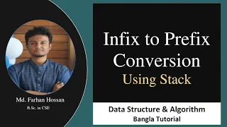 Infix to Prefix conversion Using stack Data Structure Algorithm Bangla Tutorial