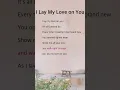Download Lagu I Lay My Love on You | Westlife #lyrics