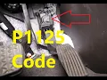 Explaining GM P1125 Code Accelerator Pedal Position APP System