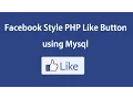 How to make PHP Like Button using Mysql