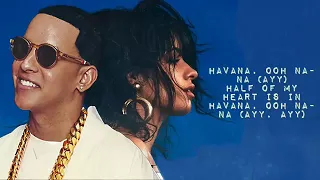 Camila Cabello Ft Daddy Yankee Remix Havana Letra Español 