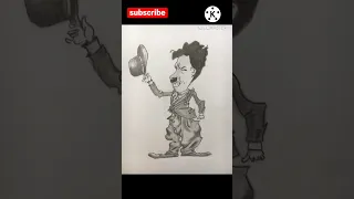 رسم بورتريه كاريكاتير بقلم الرصاصshorts  رسم بورتريه كاريكاتير بقلم الرصاصshorts