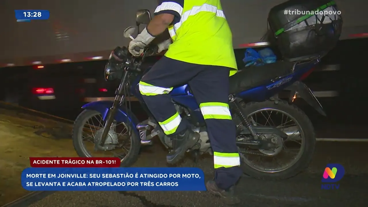 Tragédia na BR-101: idoso de 73 anos morre em sequência de acidentes em Joinville