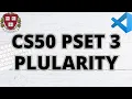 CS50 PLURALITY PROBLEM SET 3 SOLUTION