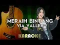 Download Lagu Meraih Bintang - Via VAllen | LOWER Key Acoustic Guitar Karaoke Version Instrumental Lyrics Cover