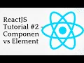ReactJS Tutorial - Componen vs Element