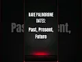 The Magic of Palindrome Dates