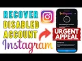 How to Recover Disabled Instagram Account 2026