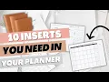 10 MUST HAVE Planner Inserts You NEED In Your Planner