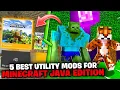 5 BEST UTILITY MODS FOR MINECRAFT JAVA EDITION 1080P 60FPS