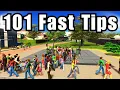 101 Tips for Cities Skylines in 13 minutes