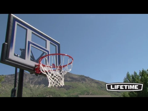 Lifetime Adjustable Portable Basketball Hoop | Model 51550 | Features & Benefits Video | Spanish