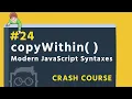 - copyWithin Array Method