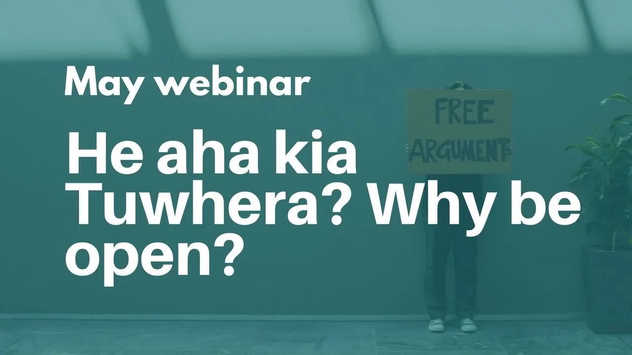 May webinar on why open access is important
