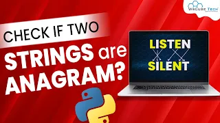 Check If Two Strings are Anagram or Not Python Program English