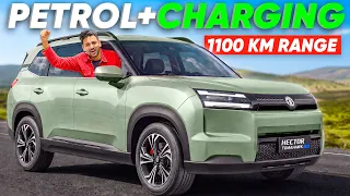 MG’s First Plug-in Hybrid: Petrol Bhi, Charging Bhi🤯1100 KM Range
