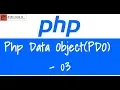 Php Core Object Oriented Implementations 16 PDO Php Data Object - 03 Hindi