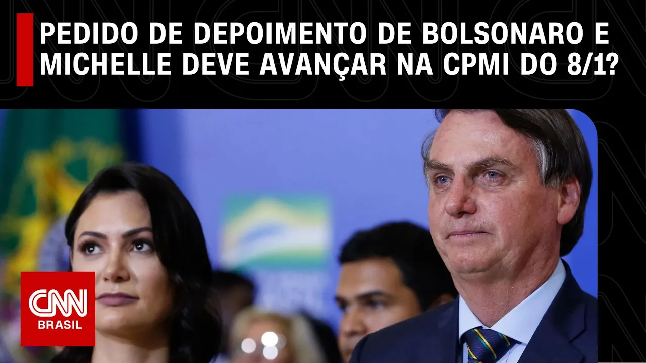 Pedido de depoimento de Jair Bolsonaro e Michelle deve avançar na CPMI do 8/1? | O GRANDE DEBATE