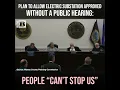Plan to Allow Electric Substation Approved without a Public Hearing People Can t Stop Us