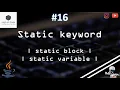 16 What are Static Keyword in JAVA Why do we use it
