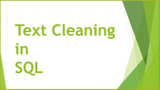 SQL Review Data Cleaning Remove Special Characters and Fix NULLs