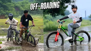 Pahad Samajh Kar Gaye The… Kichad Mein Fas Gaye! 😭🚴