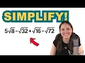 How to Simplify Square Roots - Step by Step