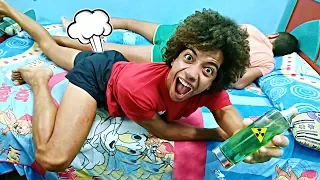 مقلب برفان بريحه المجارى على اخويا وهو نايم و على هدومه 