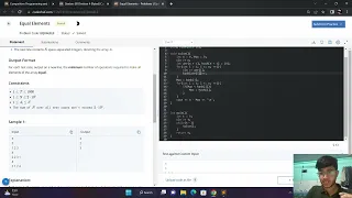 Problem - Equal Elements CodeChef Starters
