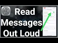 Download Lagu Cara Mengatur iPhone untuk Membaca Pesan Teks dengan Keras