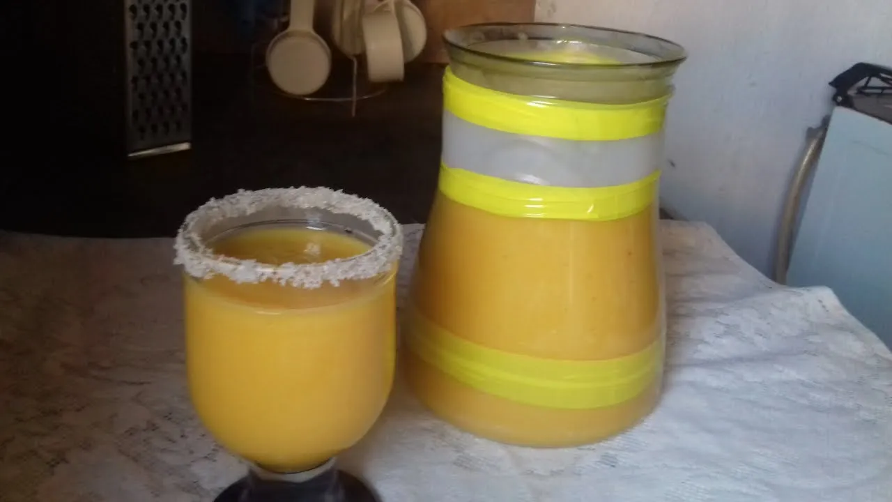 COMO FAZER SUCO DE MANGA COM LEITE DELICIOSO 😋