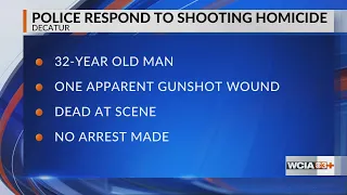 Man killed in Decatur Christmas Day shooting
