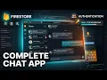 Firebase React js Chat App Authentication Firestore Real Time Messaging