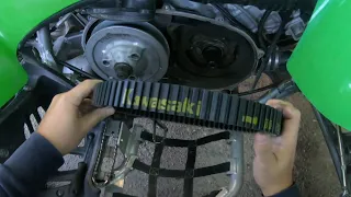 KFX 700 Brute Force 650-750 Prairie 350 Kawasaki Belt Change