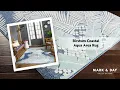 Birstum Coastal Aqua Area Rug